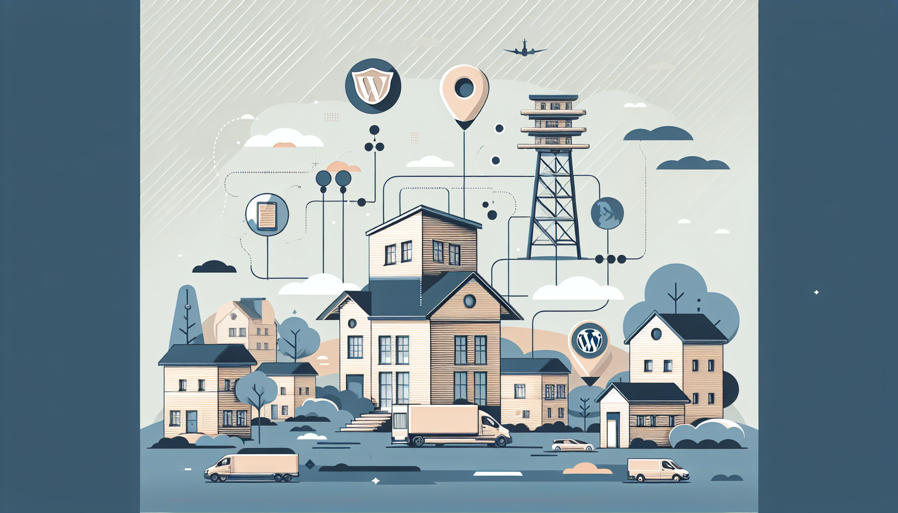 Illustration for blog post titled "Multi-Location Brands: A Branding Strategy for Seamless WordPress Migration at Scale" in the category "".