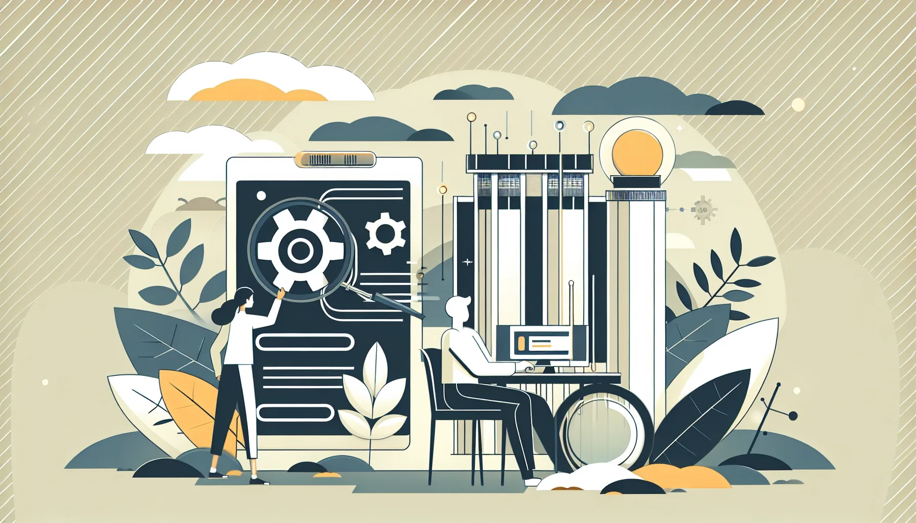 Illustration for blog post titled "AI SEO for WordPress Developers: Engineering SGE-Ready Sites with Superior Core Web Vitals" in the category "".