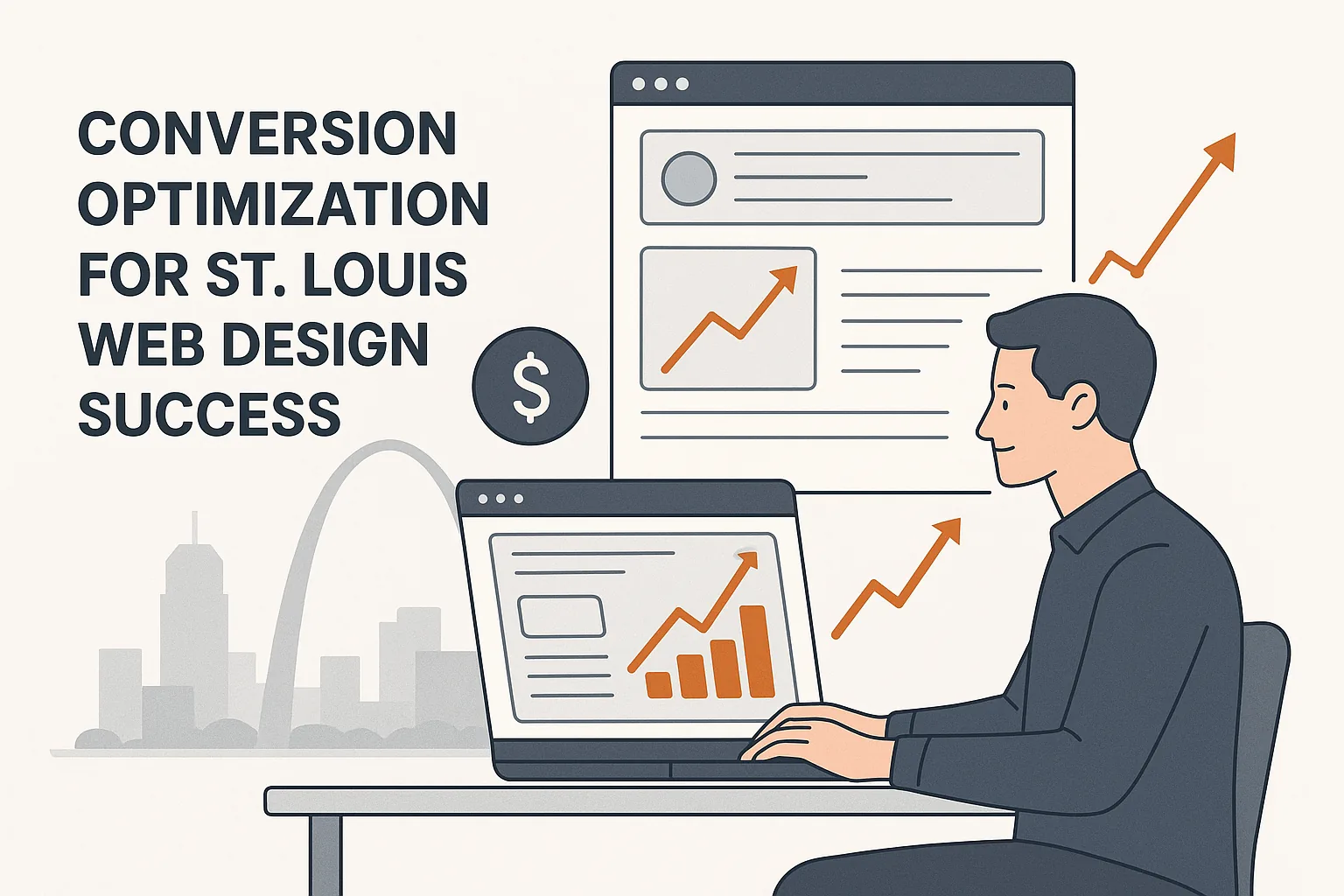 Featured image showing "conversion optimization" for the article "Conversion Optimization for St. Louis Web Design Success"