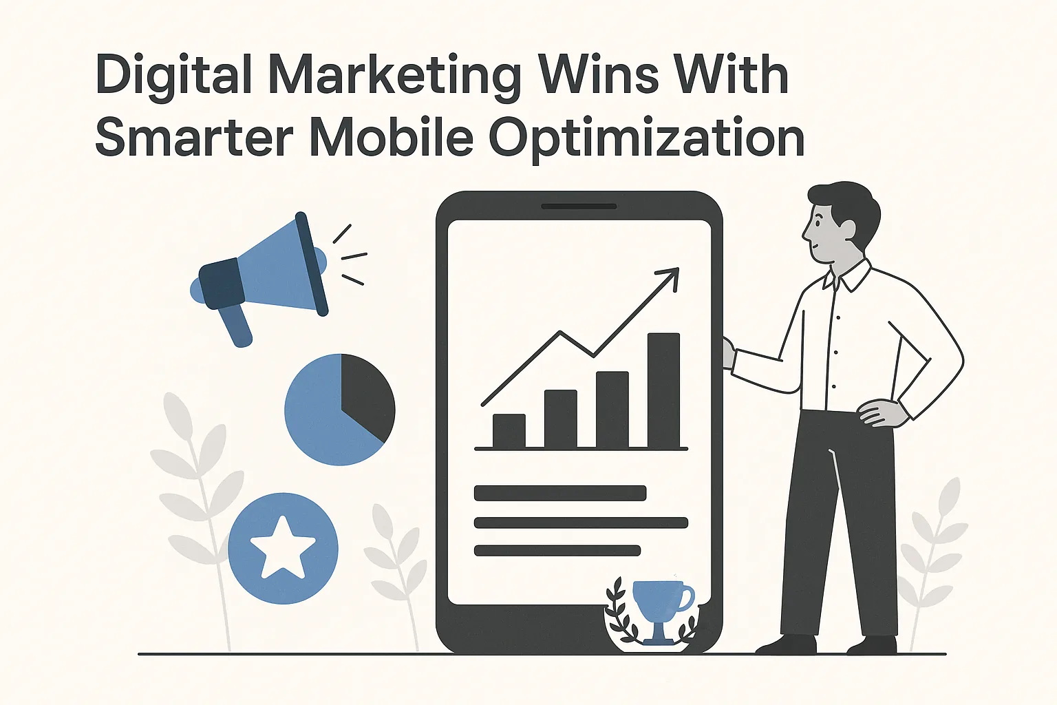 Featured image showing "digital marketing" for the article "Digital Marketing Wins With Smarter Mobile Optimization"