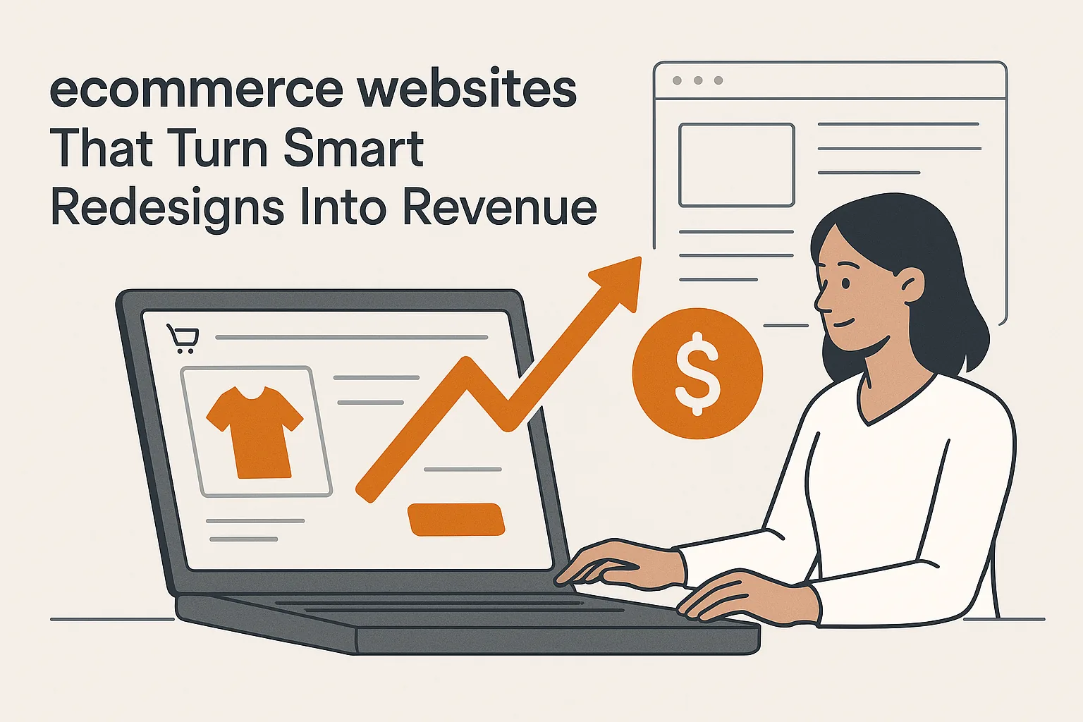 Featured image showing "ecommerce websites" for the article "ecommerce websites That Turn Smart Redesigns Into Revenue"