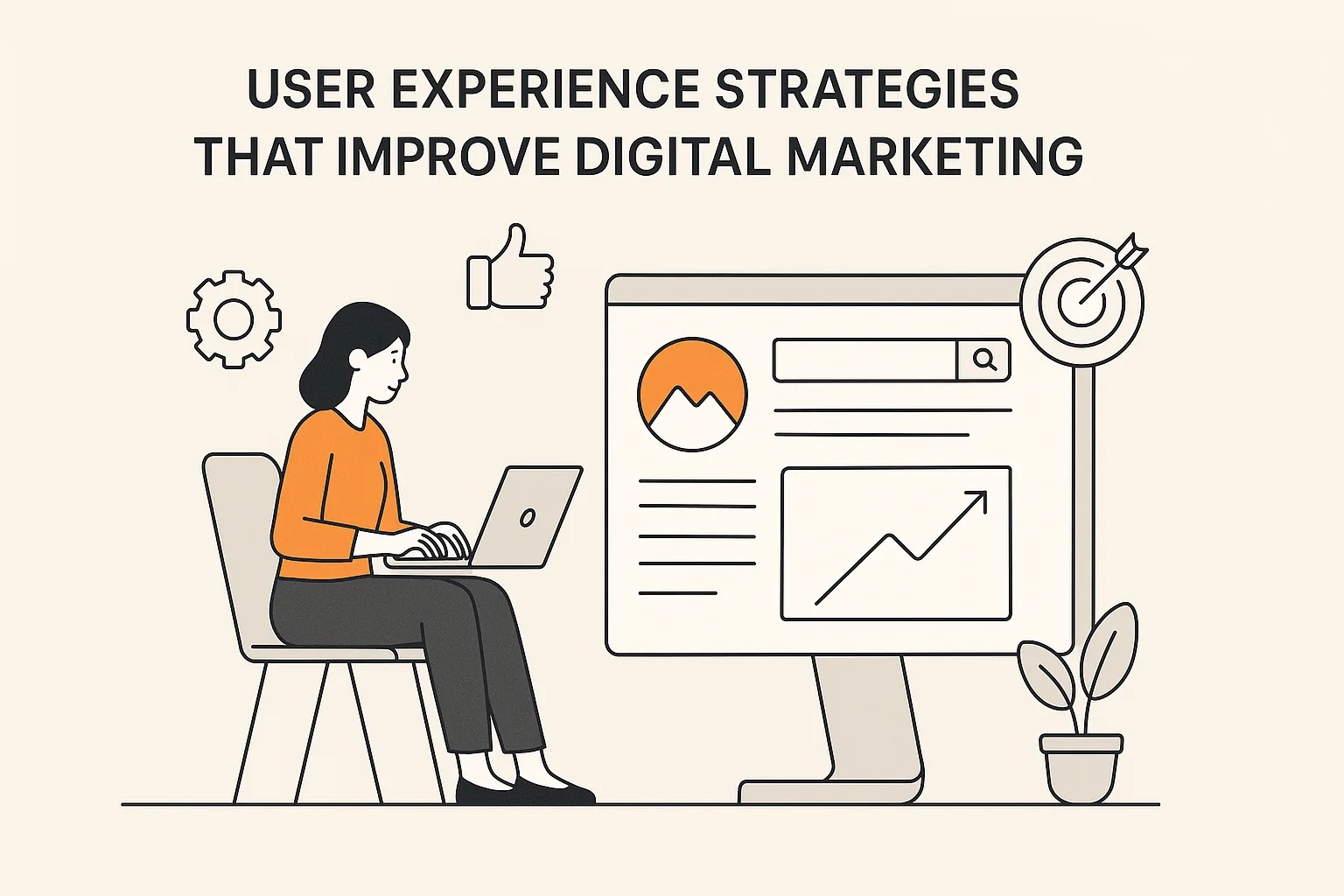 Featured image showing "user experience" for the article "User Experience Strategies That Improve Digital Marketing"